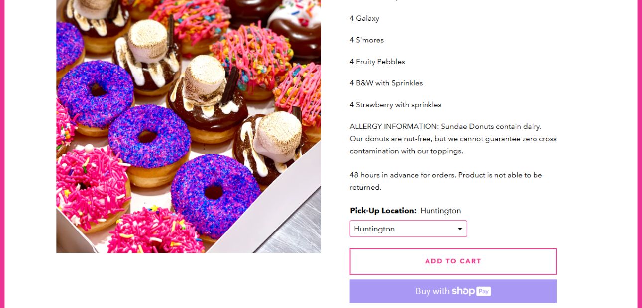 Sundae Donuts – A Fun & Engaging Food Brand