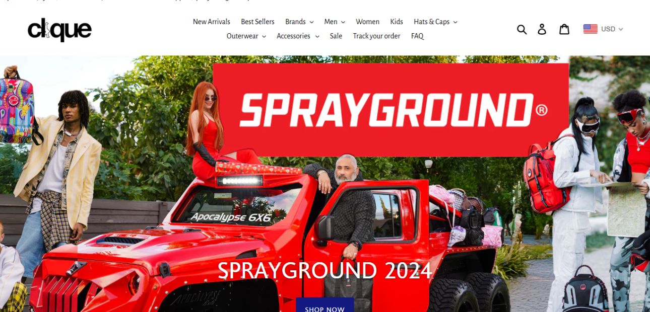 Clique Apparell | Modern Fashion eCommerce Store